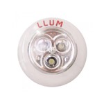 Ficha técnica e caractérísticas do produto Luminária Button Easy Tools Branca 3 Leds Bronzearte