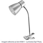 Ficha técnica e caractérísticas do produto Luminária Clip P Prata