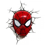 Ficha técnica e caractérísticas do produto Luminária 3D Light Fx Marvel Máscara Homem Aranha