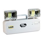 Ficha técnica e caractérísticas do produto Luminária de Emergência 2 Faróis Led 600 Lúmens Luxsafe