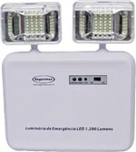 Ficha técnica e caractérísticas do produto Luminaria de Emergencia LED 1.200 Lumens 2 Farois - Segurimax