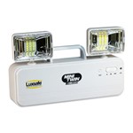 Ficha técnica e caractérísticas do produto Luminária de Emergência LED 600 Lumens e 2 Faróis Luxsafe
