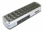 Ficha técnica e caractérísticas do produto Luminária de Emergência Portátil Recarregável 30 Leds Foxlux Bivolt