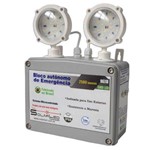 Luminária de Emergência SolarLED SLL13 IP66 - 2500 Lúmens - Ambientes Externos e Maresias