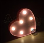Ficha técnica e caractérísticas do produto Luminária de Led Decorativa Mini Coração - Mm