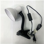 Ficha técnica e caractérísticas do produto Luminaria De Mesa Branca Articulavel Com Garra E27 Flex G20