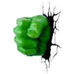 Ficha técnica e caractérísticas do produto Luminária de Parede Pulso Hulk Verde - 3D Light FX