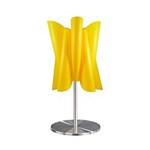 Ficha técnica e caractérísticas do produto Luminária de Pedestal Chaos Amarelo 60cm com Base em Alumínio Avelis