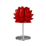 Ficha técnica e caractérísticas do produto Luminária de Pedestal Lotus Vermelho 60cm com Base em Alumínio Avelis