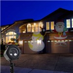 Luminária Espeto LED Projetor LASER 12 Desenhos Natal Prova D’água Bivolt HW-0
