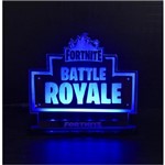 Ficha técnica e caractérísticas do produto Luminária Fortnite Battle Royale em Acrílico/Led