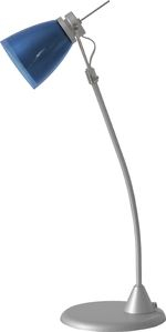 Ficha técnica e caractérísticas do produto Luminaria G-Light Mesa Soft Azul + Mr16 Hpsmdl Gu10 3w 6000k Autovolt