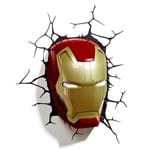 Ficha técnica e caractérísticas do produto Luminária Homem de Ferro - Máscara - Marvel - 3D Light Fx