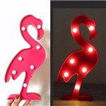 Ficha técnica e caractérísticas do produto Luminaria Led Flamingo Cisne Decorativa 3d Abajur para Mesa ou Parede