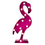 Ficha técnica e caractérísticas do produto Luminaria Led Flamingo Cisne Decorativa 3D Abajur para Mesa ou Parede