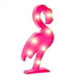 Ficha técnica e caractérísticas do produto Luminária Led Flamingo Rosa Abajur Decoração Enfeite Festa