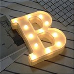 Ficha técnica e caractérísticas do produto Luminária Led Letra B - Branca