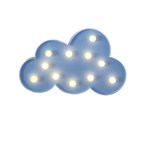 Ficha técnica e caractérísticas do produto Luminária Led Nuvem Eixo Firme Azul