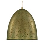 Ficha técnica e caractérísticas do produto Luminária Lustre Pendente Antigo 30x32x30cm Metal Cobre