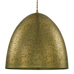 Ficha técnica e caractérísticas do produto Luminária Lustre Pendente Antigo 40x38x40cm Metal Cobre