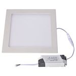 Ficha técnica e caractérísticas do produto Luminária Painel Led Plafon de Embutir Quadrado 6w Branco Frio