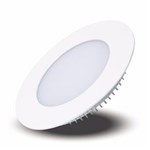 Ficha técnica e caractérísticas do produto Luminária Painel Led Plafon de Embutir Redondo 3W Branco Quente