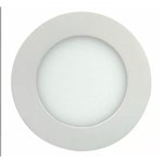 Ficha técnica e caractérísticas do produto Luminária Painel Led Plafon de Sobrepor Redondo 6W Branco Frio