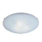 Ficha técnica e caractérísticas do produto Luminária Plafon Clean Redondo G-Cr (D)30cm 2x12W Bivolt - LLUM Bronzearte