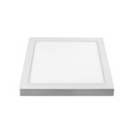 Ficha técnica e caractérísticas do produto Luminária Plafon de Sobrepor Home Led Quadrado (L)16x(C)16x(A)2,8cm 12W Bivolt Luz Amarela - LLUM Bronzearte