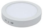 Ficha técnica e caractérísticas do produto Luminária Plafon LED Redondo Sobrepor 12w Branco Frio 6500k