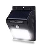 Ficha técnica e caractérísticas do produto Luminária Solar de Parede 20 Leds Sensor 12 Horas de Energia Lampada