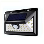 Ficha técnica e caractérísticas do produto Luminária Solar de Parede 32 Leds com Sensor de Movimento