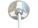 Ficha técnica e caractérísticas do produto Luminária Solar LED Luz Branca - Ecoforce 16670