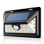 Ficha técnica e caractérísticas do produto Luminária Solar 32 Leds Com Sensor De Presença