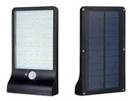 Ficha técnica e caractérísticas do produto Luminária Solar Parede 42 Leds com Sensor Movimento Externa