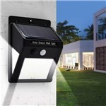 Ficha técnica e caractérísticas do produto Luminária Solar Parede 50 Led Sensor Presença 2 Funções 10w - Golden Yata