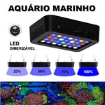 Ficha técnica e caractérísticas do produto Luminária Super Led Aquário Marinho e Corais 140w C/3 Modos