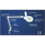 Ficha técnica e caractérísticas do produto Lupa de Bancada com Iluminação LED 5X - Bivolt