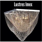 Ficha técnica e caractérísticas do produto Lustre de Cristal IMEX - IM-1037