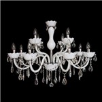 Ficha técnica e caractérísticas do produto Lustre de Cristal para 12 Lâmpadas Maria Thereza Arquitetizze Branco