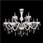 Ficha técnica e caractérísticas do produto Lustre de Cristal para 12 Lâmpadas Maria Thereza Branco - Arquitetizze