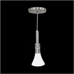 Ficha técnica e caractérísticas do produto Lustre Mini Taschibra Design TD 253/1 - 1 Lâmpada - Branco Fosco