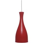 Lustre P/1 Lampada Td-1003 Vermelho Fosco Taschibra