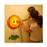Ficha técnica e caractérísticas do produto Lustre Plafon Infantil 1 Lâmpada Sunflower