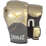 Ficha técnica e caractérísticas do produto Luva Boxe Elite Pro Style Dourada Everlast - - 10oz