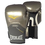 Ficha técnica e caractérísticas do produto Luva Boxe Elite Pro Style Prateada Everlast