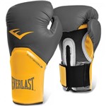 Ficha técnica e caractérísticas do produto Luva Boxe Everlast Pro Style Elite Training 12 OZ - 1200661 Preto/Amarelo