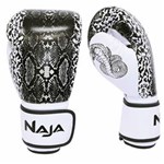 Ficha técnica e caractérísticas do produto Luva Boxe Muay Thai Animal Print Cobra Perola Naja