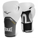 Ficha técnica e caractérísticas do produto Luva Boxe Pro Style Elite Training 12 Oz Branca com Cinza - Everlast