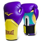 Ficha técnica e caractérísticas do produto Luva de Boxe Everlast Pro Style Elite Training - Everlast - Roxo/Amarelo